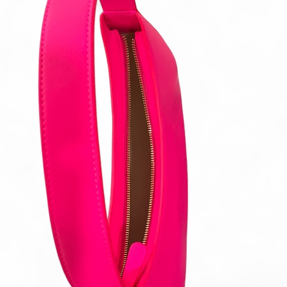 NWOT AUPEN Pink Leather Fearless Shoulder Bag Purse - Picture 6 of 9